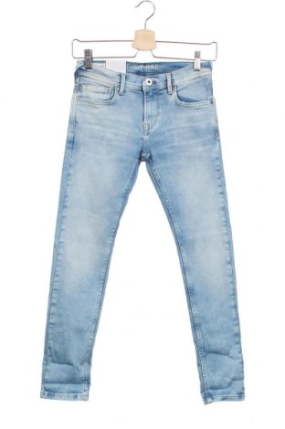 Dziecięce jeansy Pepe Jeans, Rozmiar 9-10y/ 140-146 cm, Kolor Niebieski, 98% bawełna, 2% elastyna, Cena 197,91 zł
