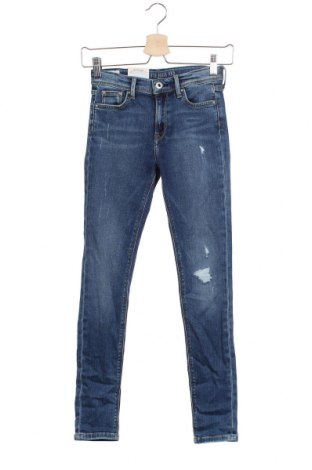 Dziecięce jeansy Pepe Jeans, Rozmiar 9-10y/ 140-146 cm, Kolor Niebieski, 95% bawełna, 3% inny materiał, 2% elastyna, Cena 197,91 zł