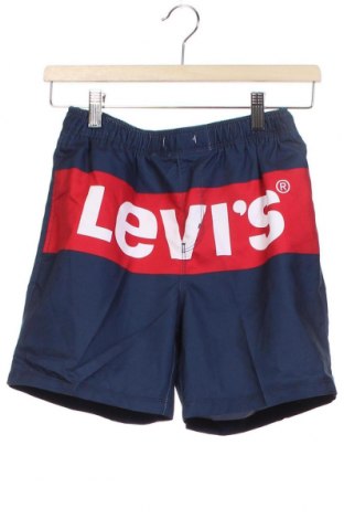 Детски къс панталон Levi's, Размер 11-12y/ 152-158 см, Цвят Син, 100% полиестер, Цена 62,30 лв.