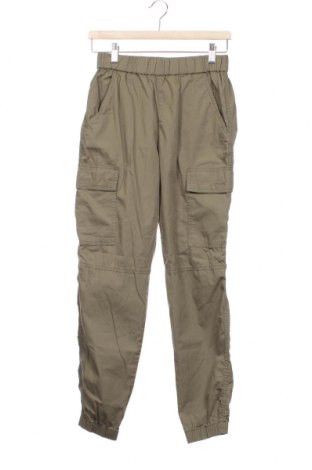 Детски панталон H&M, Размер 13-14y/ 164-168 см, Цвят Зелен, Памук, Цена 27,00 лв.