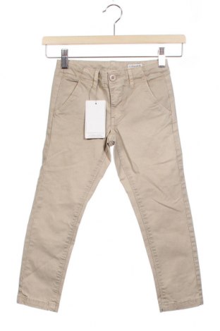 Детски панталон U.S. Polo Assn., Размер 4-5y/ 110-116 см, Цвят Бежов, 98% памук, 2% еластан, Цена 97,30 лв.