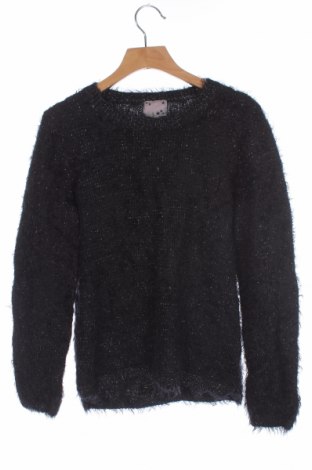 Детски пуловер, Размер 10-11y/ 146-152 см, Цвят Черен, 60% полиамид, 35% полиакрил, 3% полиестер, 2% метални нишки, Цена 29,40 лв.