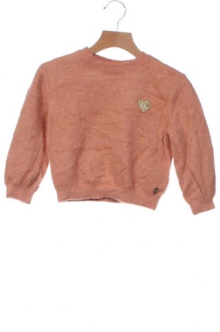 Детски пуловер, Размер 2-3y/ 98-104 см, Цвят Бежов, 84% полиамид, 12% полиестер, 4% метални нишки, Цена 33,60 лв.