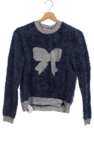 Детски пуловер Boboli, Размер 12-13y/ 158-164 см, Цвят Син, 64% полиамид, 29% акрил, 7% вълна, Цена 29,30 лв.