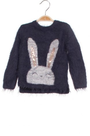 Детски пуловер H&M, Размер 2-3y/ 98-104 см, Цвят Син, 63% полиамид, 37% акрил, Цена 33,60 лв.