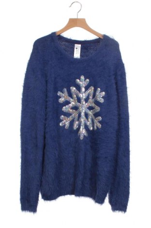 Детски пуловер Here+There, Размер 12-13y/ 158-164 см, Цвят Син, 81% полиамид, 19% акрил, Цена 29,40 лв.