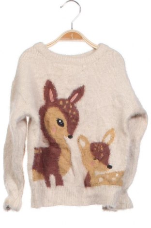 Детски пуловер Palomino, Размер 3-4y/ 104-110 см, Цвят Бежов, 56% полиамид, 44% акрил, Цена 35,70 лв.