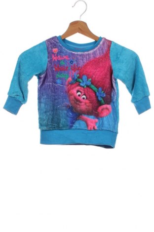 Детски пуловер Trolls, Размер 18-24m/ 86-98 см, Цвят Син, Полиестер, Цена 23,10 лв.