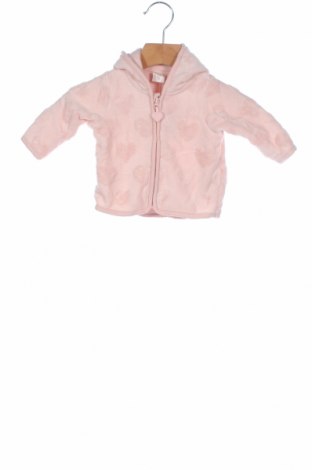 Детски суичър H&M, Размер 1-2m/ 50-56 см, Цвят Розов, Полиестер, Цена 28,35 лв.