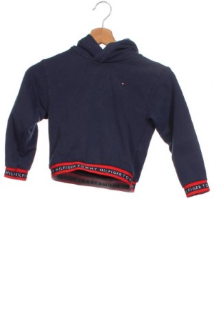 Dziecięca bluza Tommy Hilfiger, Rozmiar 4-5y/ 110-116 cm, Kolor Niebieski, 95% bawełna, 5% elastyna, Cena 317,86 zł