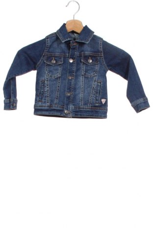 Kinder Jeansjacke Guess, Größe 2-3y/ 98-104 cm, Farbe Blau, 99% Baumwolle, 1% Elastan, Preis 87,19 €