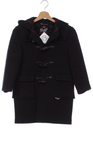 Детско палто Gloverall, Размер 7-8y/ 128-134 см, Цвят Черен, 80% вълна, 20% полиамид, Цена 226,00 лв.