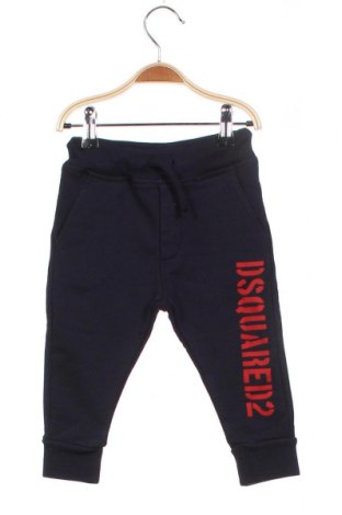 Pantaloni de trening, pentru copii Dsquared2, Mărime 12-18m/ 80-86 cm, Culoare Albastru, Bumbac, Preț 811,68 Lei