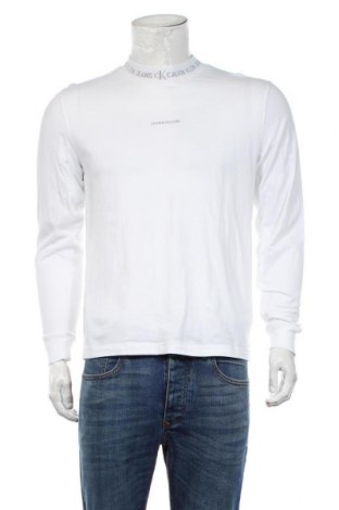 Мъжка блуза Calvin Klein Jeans, Размер M, Цвят Бял, Памук, Цена 126,75 лв.