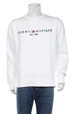 Мъжка блуза Tommy Hilfiger, Размер XL, Цвят Бял, 70% памук, 30% полиестер, Цена 149,25 лв.