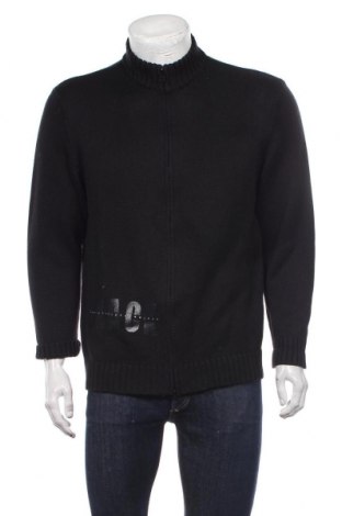 Jachetă tricotată de bărbați Biaggini, Mărime XL, Culoare Negru, 50% poliacrilic, 50% bumbac, Preț 51,33 Lei