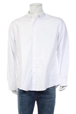 Мъжка риза, Размер XL, Цвят Бял, Памук, Цена 36,00 лв.