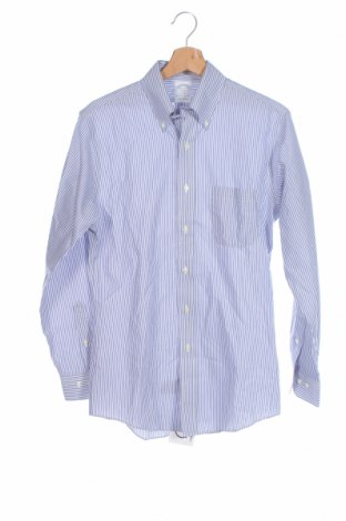 Мъжка риза Brooks Brothers, Размер S, Цвят Син, 100% памук, Цена 146,30 лв.