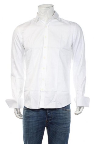 Мъжка риза Cafe Coton, Размер M, Цвят Бял, 100% памук, Цена 136,50 лв.