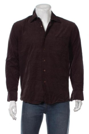 Ανδρικό πουκάμισο Ek, Μέγεθος M, Χρώμα Καφέ, Βαμβάκι, Τιμή 16,89 €
