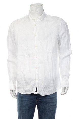 Мъжка риза Esprit, Размер XL, Цвят Бял, Лен, Цена 59,80 лв.