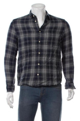 Ανδρικό πουκάμισο H&M L.O.G.G., Μέγεθος M, Χρώμα Μπλέ, Βαμβάκι, Τιμή 16,89 €