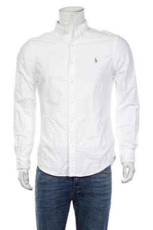 Мъжка риза Polo By Ralph Lauren, Размер M, Цвят Бял, Памук, Цена 194,25 лв.