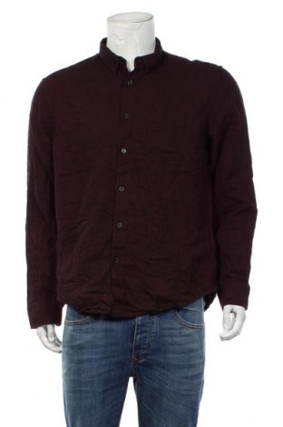 Мъжка риза Primark, Размер XL, Цвят Червен, Памук, Цена 27,30 лв.