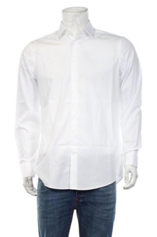 Мъжка риза Seidensticker, Размер M, Цвят Бял, 100% памук, Цена 104,25 лв.