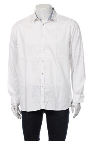 Мъжка риза Ted Baker, Размер XXL, Цвят Бял, Памук, Цена 57,00 лв.
