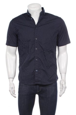 Мъжка риза Tom Tailor, Размер M, Цвят Син, 98% памук, 2% еластан, Цена 36,40 лв.