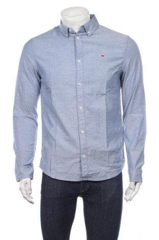Мъжка риза Tommy Hilfiger, Размер M, Цвят Син, 98% памук, 2% еластан, Цена 132,30 лв.