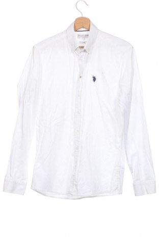 Мъжка риза U.S. Polo Assn., Размер S, Цвят Бял, Памук, Цена 44,00 лв.