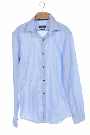 Мъжка риза Zara, Размер S, Цвят Син, 60% памук, 40% полиестер, Цена 26,00 лв.