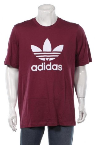 Мъжка тениска Adidas Originals, Размер XL, Цвят Червен, Памук, Цена 37,95 лв.