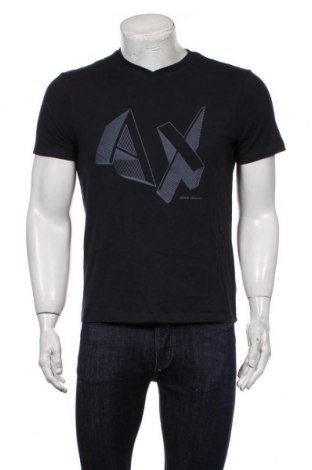Herren T-Shirt Armani Exchange, Größe M, Farbe Blau, Baumwolle, Preis 39,33 €