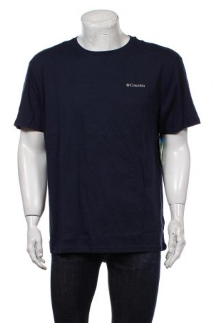 Мъжка тениска Columbia, Размер XL, Цвят Син, 100% памук, Цена 48,30 лв.