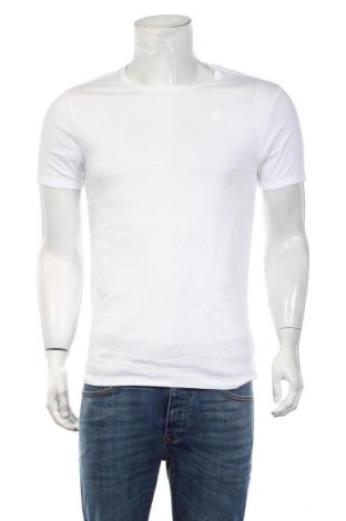 Мъжка тениска G-Star Raw, Размер M, Цвят Бял, Памук, Цена 50,40 лв.