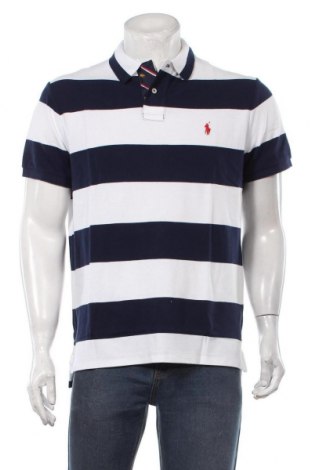 Herren T-Shirt Polo By Ralph Lauren, Größe L, Farbe Blau, Baumwolle, Preis 53,76 €