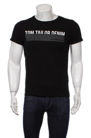 Tricou de bărbați Tom Tailor, Mărime S, Culoare Negru, Bumbac, Preț 98,36 Lei