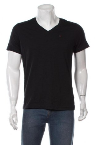 Herren T-Shirt Tommy Hilfiger, Größe M, Farbe Schwarz, Baumwolle, Preis 39,00 €