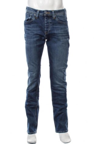 Мъжки дънки Pepe Jeans, Размер M, Цвят Син, 99% памук, 1% еластан, Цена 127,40 лв.