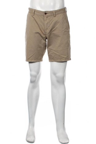 Мъжки къс панталон Gant, Размер M, Цвят Бежов, 97% памук, 3% еластан, 84%, Цена 70,00 лв.