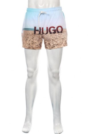 Pantaloni scurți de bărbați Hugo Boss, Mărime M, Culoare Albastru, 88% poliester, 12% elastan, Preț 389,14 Lei
