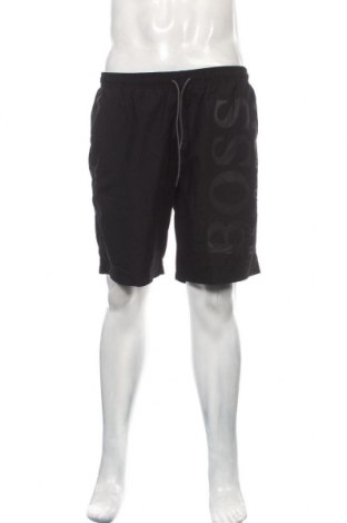 Pantaloni scurți de bărbați Hugo Boss, Mărime XL, Culoare Negru, Poliester, Preț 389,14 Lei