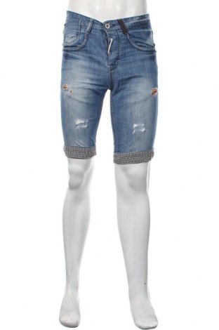 Мъжки къс панталон Pepe Jeans, Размер S, Цвят Син, Памук, Цена 44,00 лв.