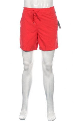 Мъжки къс панталон Quiksilver, Размер S, Цвят Червен, 100% полиестер, Цена 44,50 лв.