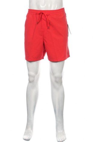 Мъжки къс панталон Quiksilver, Размер M, Цвят Червен, 100% полиестер, Цена 44,50 лв.