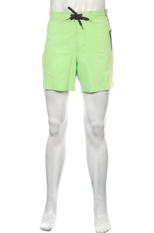 Pantaloni scurți de bărbați Quiksilver, Mărime L, Culoare Verde, 90% poliester, 10% elastan, Preț 129,94 Lei