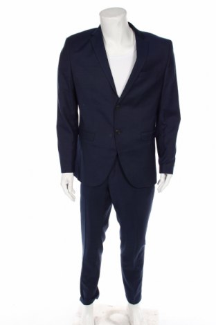Férfi öltöny Premium By Jack & Jones, Méret XL, Szín Kék, 77% poliészter, 22% gyapjú, 1% elasztán, Ár 44 239 Ft